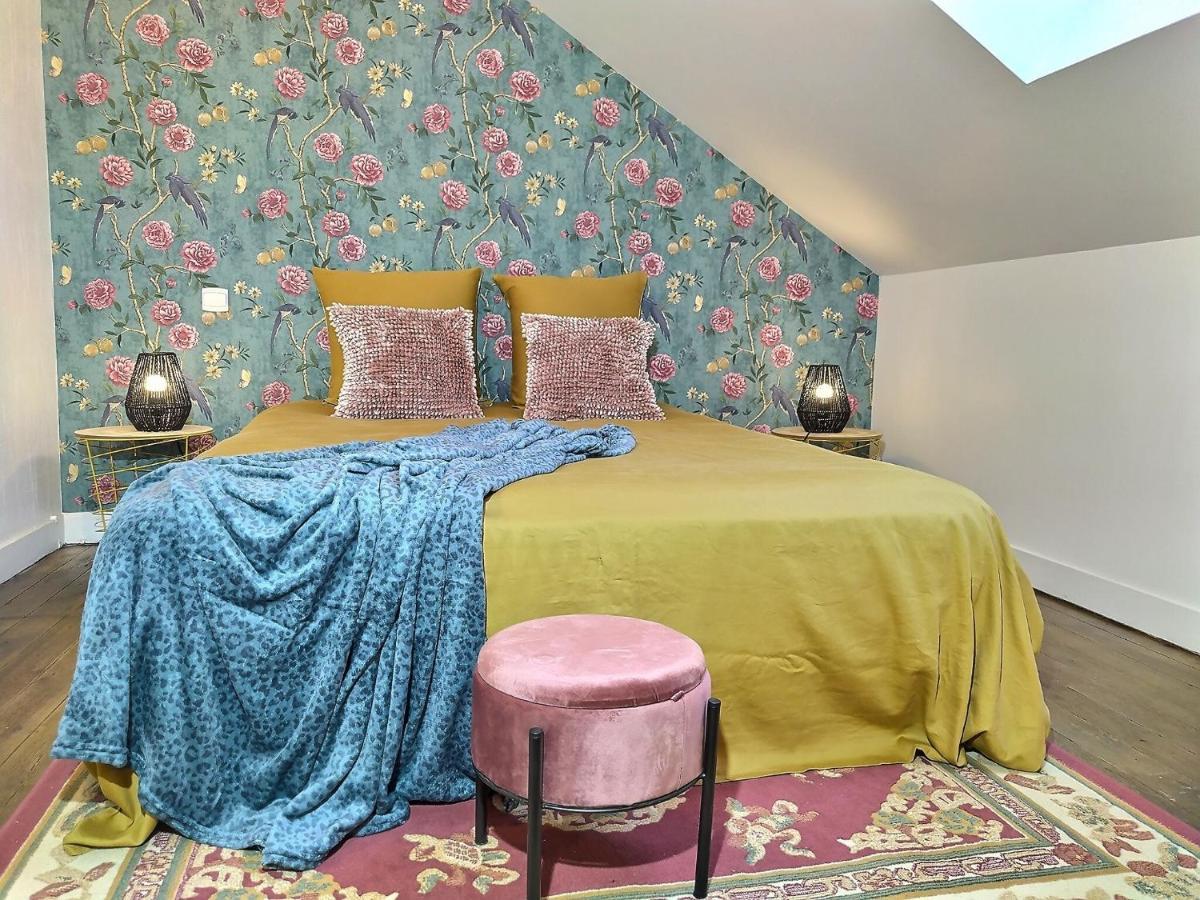 לה מאנש Maison Chic & Charme Calme Avec Jardin מראה חיצוני תמונה