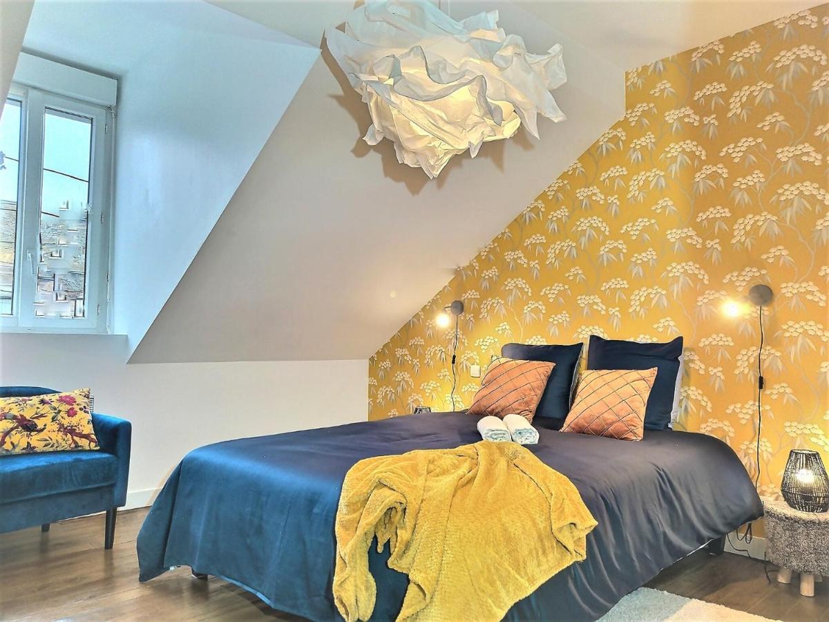 לה מאנש Maison Chic & Charme Calme Avec Jardin מראה חיצוני תמונה